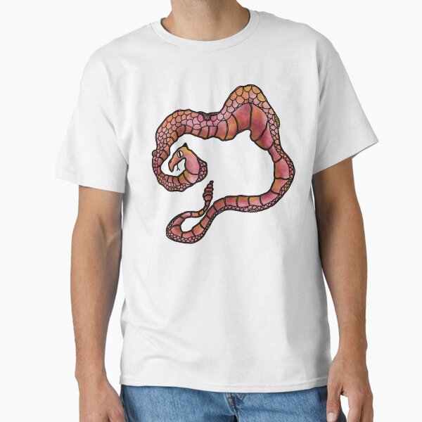 Item preview, Whimsical Pink Snake – Fantasy Reptile Art designed and sold by ByMeiramiArt.