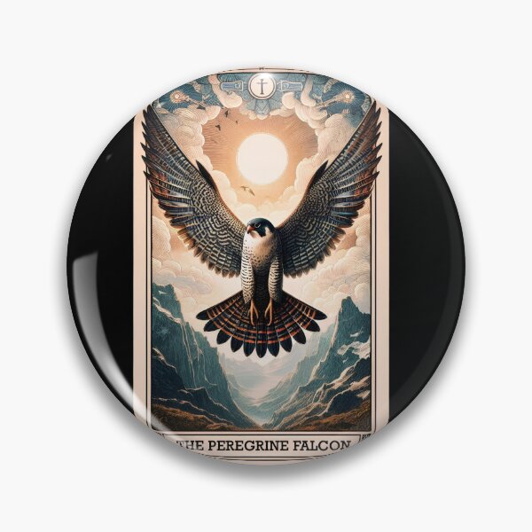 Item preview, Peregrine Falcon Tarot Card Fly Bird Raptor Birding Watcher Lover designed and sold by Kimberley King Art  King Art.