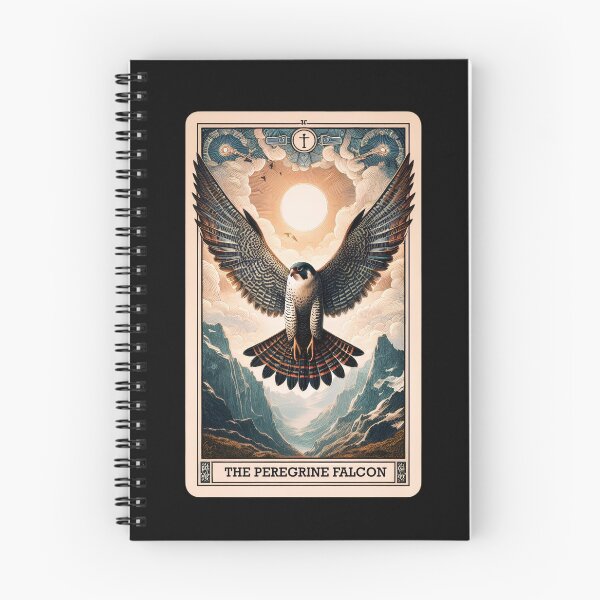 Item preview, Peregrine Falcon Tarot Card Fly Bird Raptor Birding Watcher Lover designed and sold by Kimberley King Art  King Art.