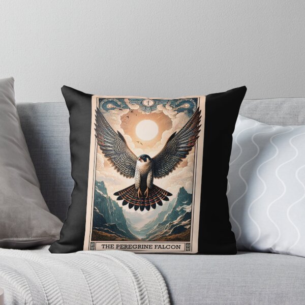 Item preview, Peregrine Falcon Tarot Card Fly Bird Raptor Birding Watcher Lover designed and sold by Kimberley King Art  King Art.