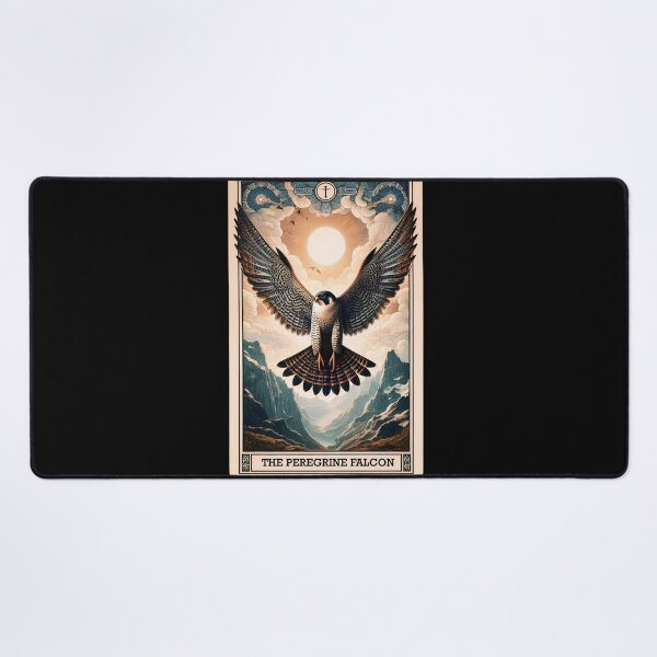 Item preview, Peregrine Falcon Tarot Card Fly Bird Raptor Birding Watcher Lover designed and sold by Kimberley King Art  King Art.