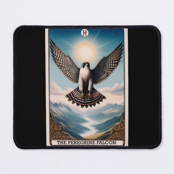 Item preview, Peregrine Falcon Tarot Card Fly Bird Raptor Birding Watcher designed and sold by Kimberley King Art King Art.