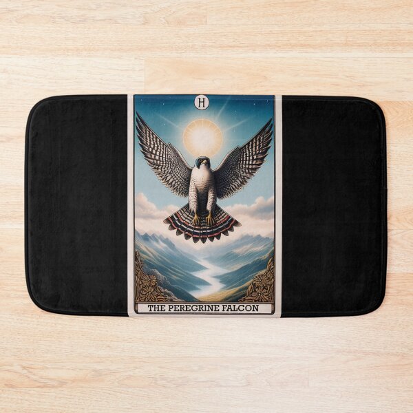 Item preview, Peregrine Falcon Tarot Card Fly Bird Raptor Birding Watcher designed and sold by Kimberley King Art  King Art.