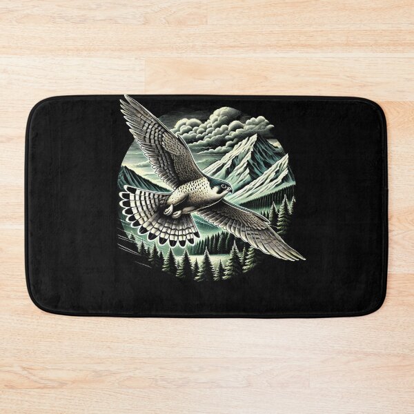 Item preview, Peregrine Falcon Fly Bird Raptor Lover Birding Watcher designed and sold by Kimberley King Art  King Art.