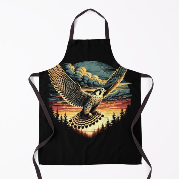 Item preview, Peregrine Falcon Bird Fly Raptor Lover Birding Sunset Watcher designed and sold by Kimberley King Art  King Art.