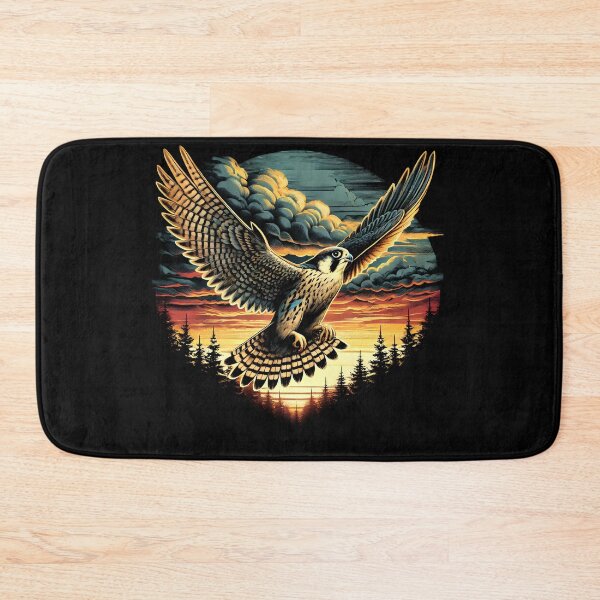 Item preview, Peregrine Falcon Bird Fly Raptor Lover Birding Sunset Watcher designed and sold by Kimberley King Art  King Art.