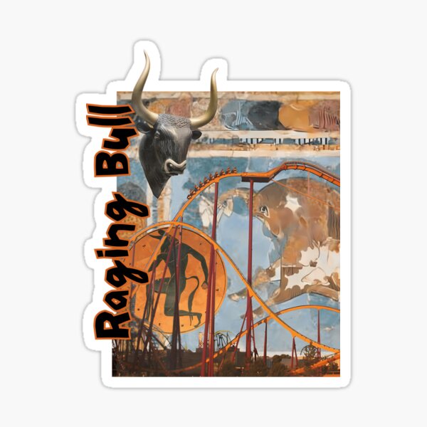 Item preview, Sacred Raging Bull Six Flags Great America designed and sold by IDIVAGANTE.
