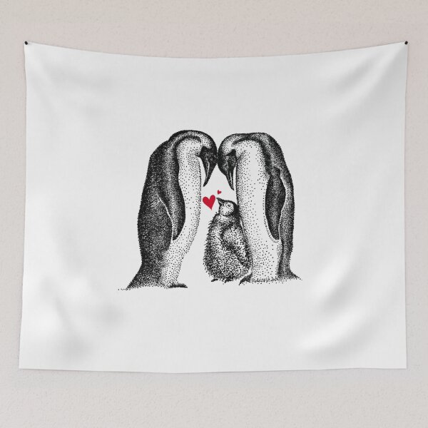 Item preview, Emperor Penguin Family <3 designed and sold by Buntrockstore.