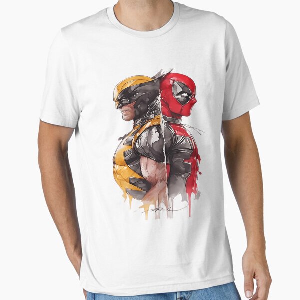 Vista previa del artículo con la obra «Deadpool y Wolverine», diseñado y vendido por FabriziusRubino.