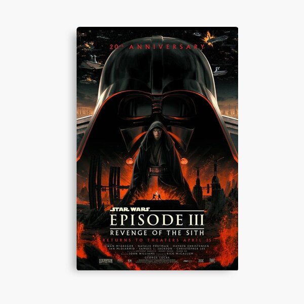Item preview, Poster Star Wars revenge of the sith 20th anniversary iconic designed and sold by Melissapatricia.