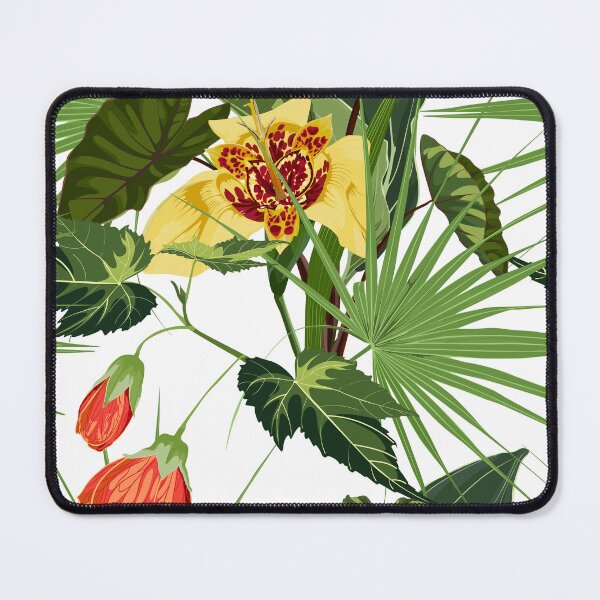 Item preview,  Beautiful lilies flower with tigridia, orchids and palm leaves. designed and sold by MatyKotiv.