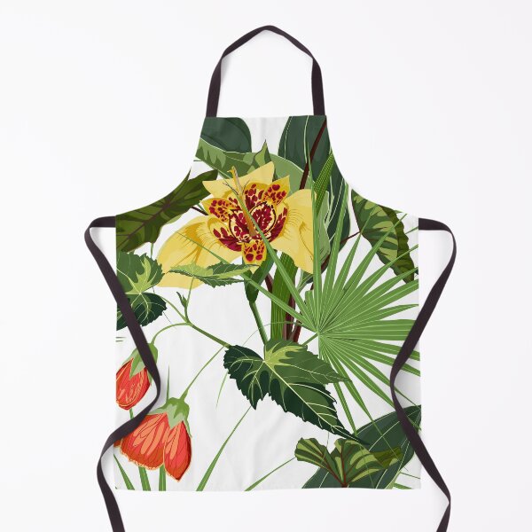 Item preview,  Beautiful lilies flower with tigridia, orchids and palm leaves. designed and sold by MatyKotiv.
