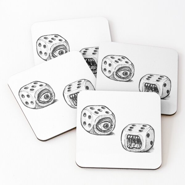 Item preview, Roll at Your Own Risk - Creepy Dice  designed and sold by FarieArt.