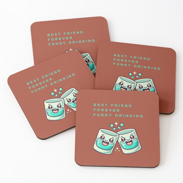 Item preview, Best Friend Forever Funny Drinking designed and sold by TrendsLook.