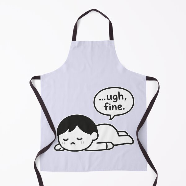 Item preview, Tired Cartoon Character Saying "Ugh Fine" designed and sold by Animepic222.
