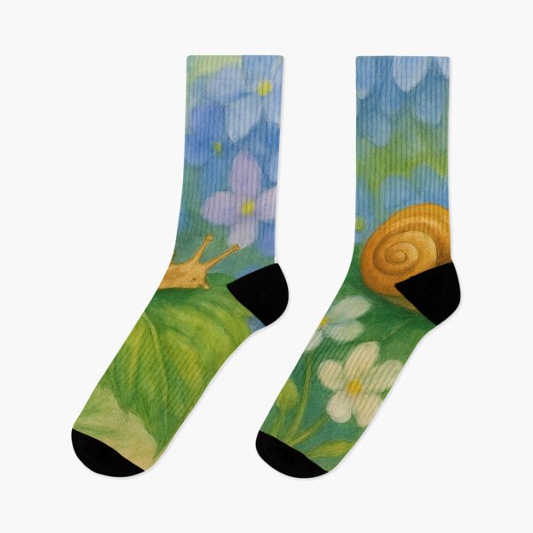 Item preview, Snail’s Hydrangea Stroll designed and sold by mia-miranda.