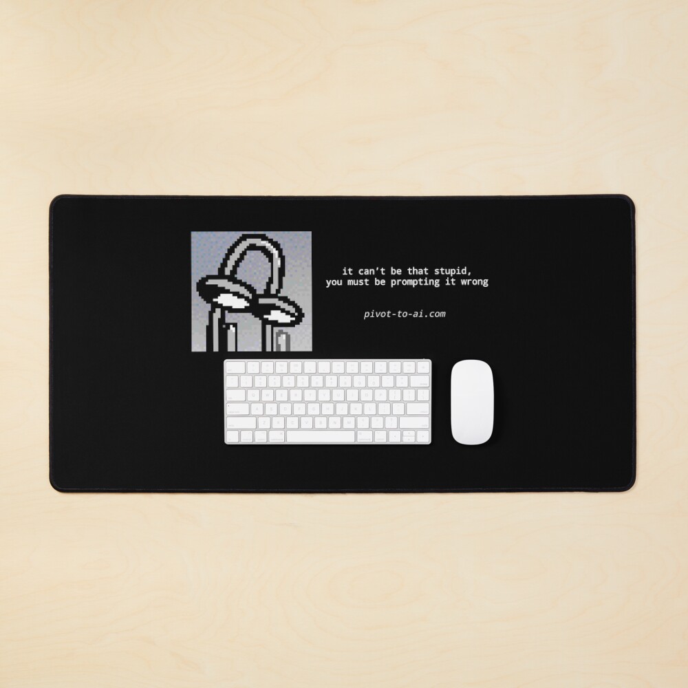 Item preview, Desk Mat designed and sold by pivot-to-ai.