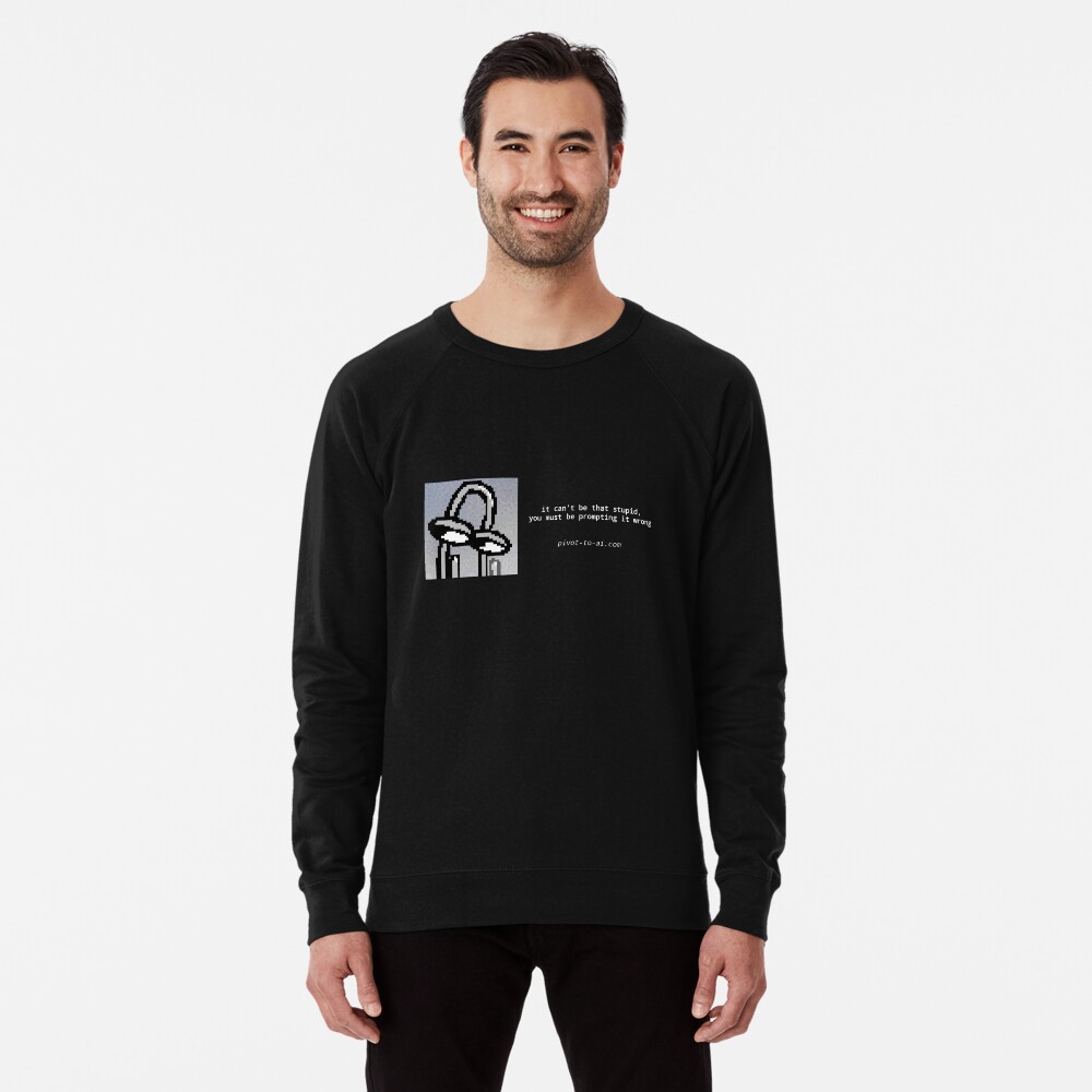 Item preview, Lightweight Sweatshirt designed and sold by pivot-to-ai.