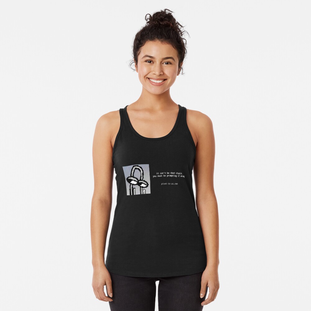 Item preview, Racerback Tank Top designed and sold by pivot-to-ai.