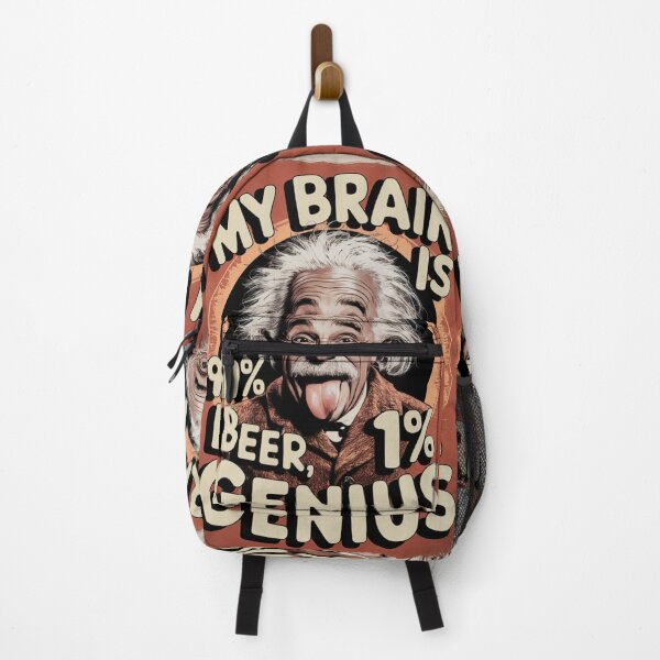 Item preview, albert einstein my brain is 99% beer, 1% genius designed and sold by martin max.