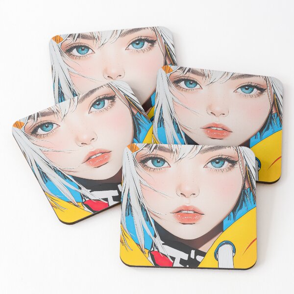 Item preview, Portrait Of Girl With white  designed and sold by Piotrek0001.