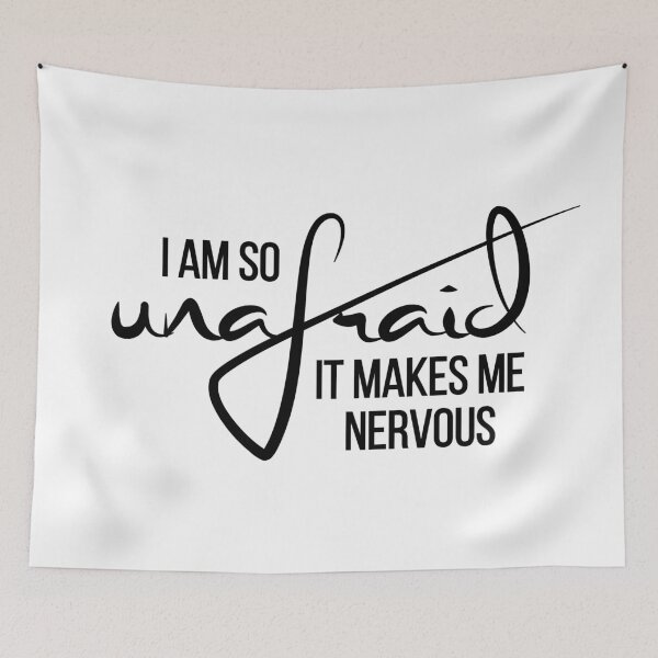 Item preview, Personal Excellence Wall Art | Unafraid Quote | Leadership Mindset Gift designed and sold by TextMuse.