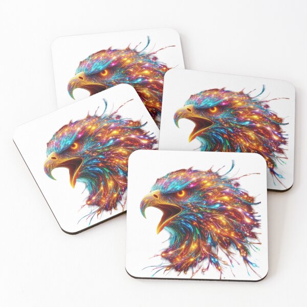Item preview, Colorful Angry Eagle designed and sold by GloriousArtSKD.