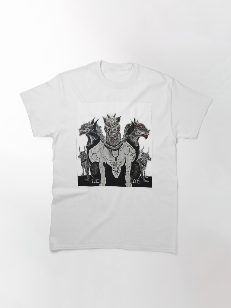 Thumbnail 3 of 7, Classic T-Shirt, Cerberus - Guardian of the Underworld designed and sold by laakipkn.