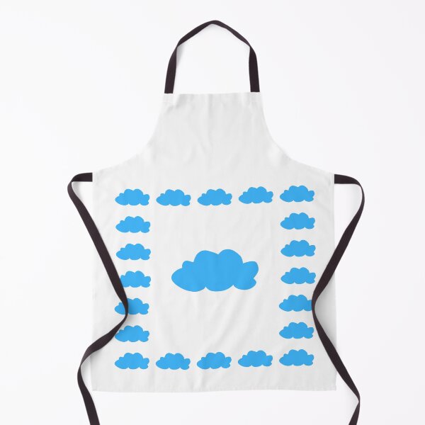 Item preview, Cute Blue Cartoon Clouds Border Pattern designed and sold by Kubala.