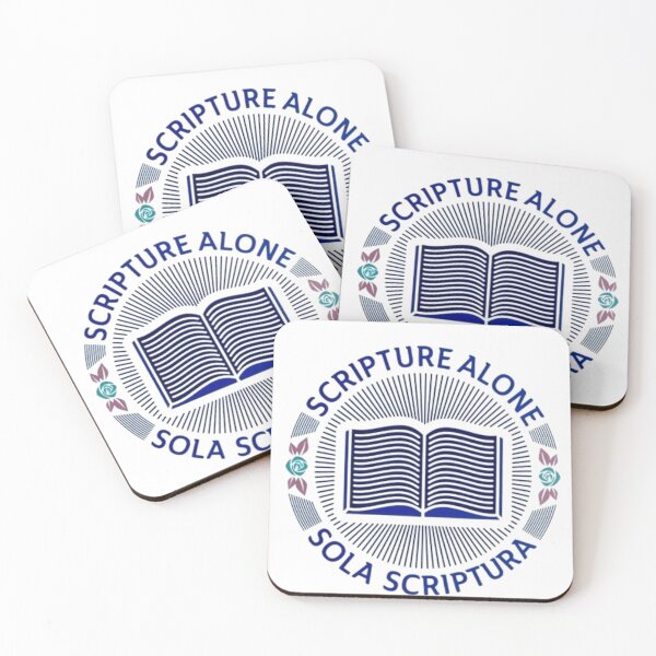 Item preview, Sola Scriptura Scripture Alone Badge Standard Tee designed and sold by Bee4Boy.