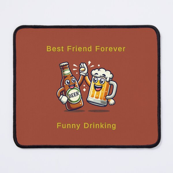 Item preview, Best Friend Forever Funny Drinking designed and sold by TrendsLook.