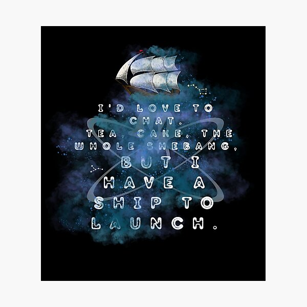 Item preview, Ship to Launch – Vintage Treasure Planet Fan Design designed and sold by Refinedpiratex.
