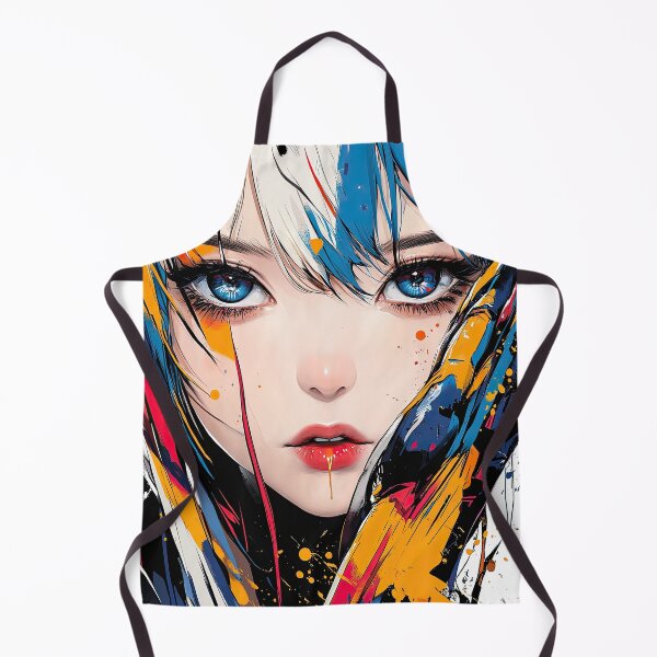 Item preview, Manga Aesthetic Girl Among Painted Urban Noise designed and sold by Piotrek0001.