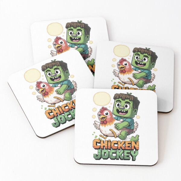 Item preview, Pixelart Chicken Jockey designed and sold by MonkiFlipp.