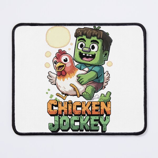 Item preview, Pixelart Chicken Jockey designed and sold by MonkiFlipp.