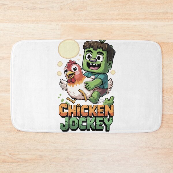 Aperçu de l'œuvre Pixelart Chicken Jockey créée et vendue par MonkiFlipp.