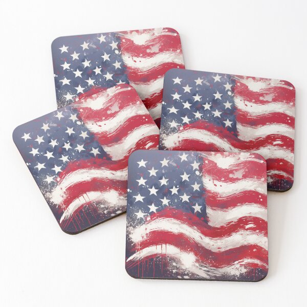 Item preview, USA flag art designed and sold by Andre Faubert.