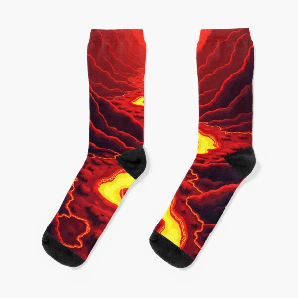 Item preview, Active Lava Flow – Molten Earth in Motion Volcano background nature  designed and sold by SkeletonsDanger.