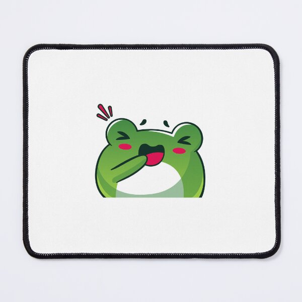 Item preview, Laughing Kawaii Frog – Cute Giggle Frog  designed and sold by modyrn.