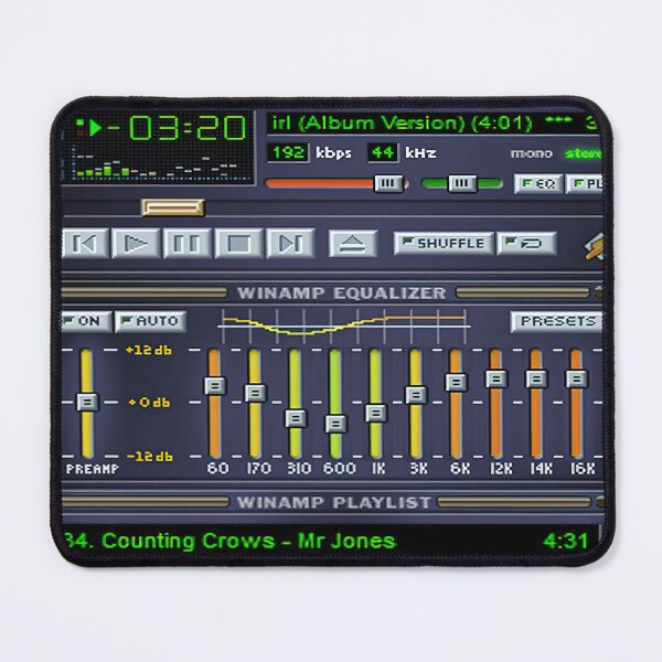 Item preview, Winamp Retro  Player Vintage 90s designed and sold by Retr0Tshirts.