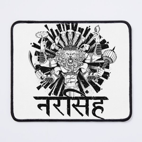 Item preview, Lord Narasimha, Vishnu avatar, Nrisimhadev designed and sold by OniPicturesShop.