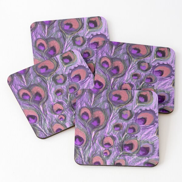 Item preview, Purple Peacock Feathers designed and sold by Nicola Morgan.