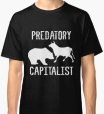 Predatory Capitalist Bull & Bear Classic T-Shirt