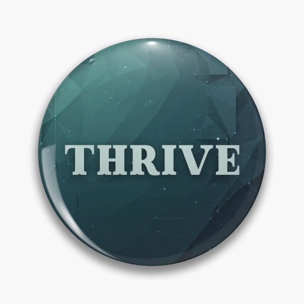 Item preview, Minimalist Thrive | Success Power Word | Achievement Motivation Gift designed and sold by TextMuse.