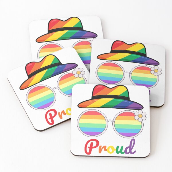 Item preview, Pride Hat and Glasses with Proud designed and sold by BlesstB.