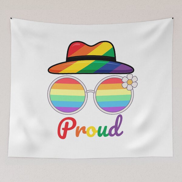 Item preview, Pride Hat and Glasses with Proud designed and sold by BlesstB.