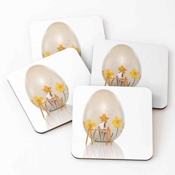 Item preview, little world puppet painting easter egg designed and sold by Por_photos.