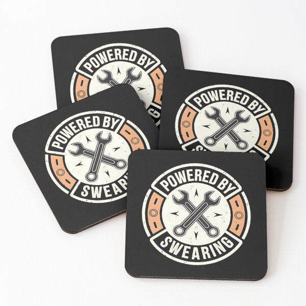 Item preview, Powered By Swearing Mechanic Joke designed and sold by DomTeesHaven.