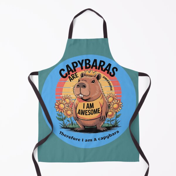 Item preview, Capybaras Are Awesome I am Awesome Therefore I am A Capybara designed and sold by SurrealArtSzysz.