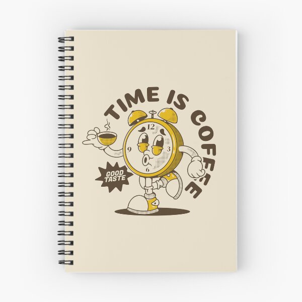 Item preview, Alarm clock character holding a coffee cup designed and sold by adipra.